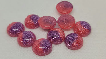 12mm - Glitter Mix, Pink & Purple