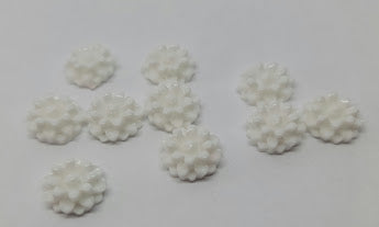 12mm - White Flower