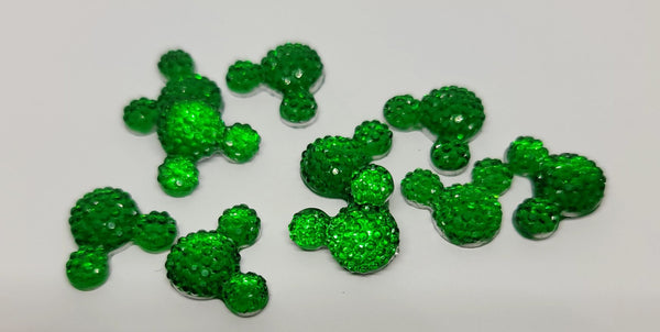 12*14mm Resin - Mouse, Green