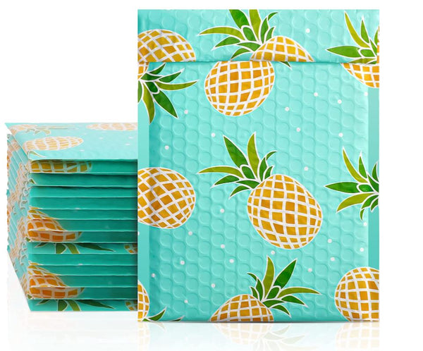 Bubble Mailer, 4x8inch Pineapple